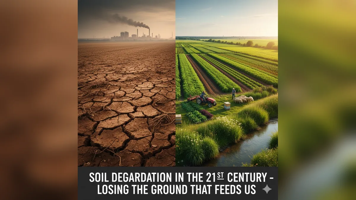Degradacija zemljišta u 21. veku – degradirano tlo i industrijsko zagađenje nasuprot održivoj poljoprivredi