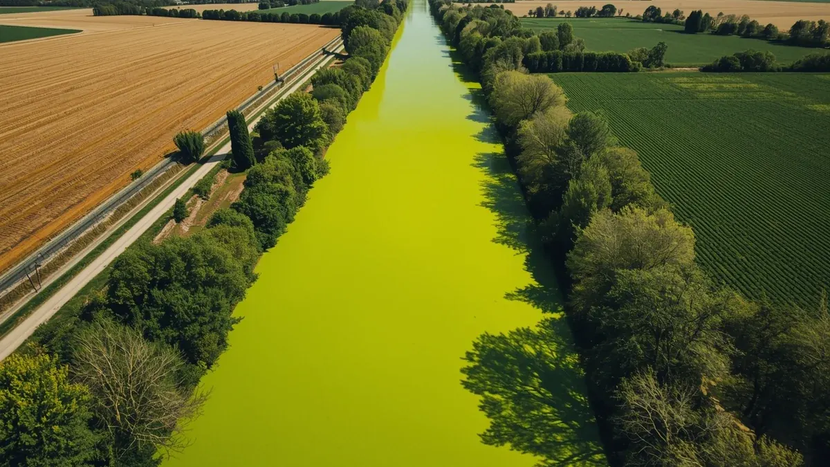 Pogled ispod površine mora sa morskom travom i ribama kao ilustracija osetljivosti vodenih ekosistema na promene kvaliteta vode i eutrofikaciju.