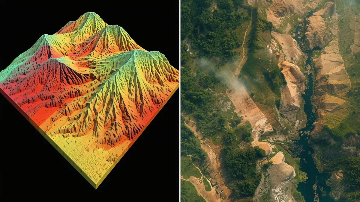 Ispucalo tlo uz snažan vodeni tok kao ilustracija erozije u slivu i procene erozionog potencijala.