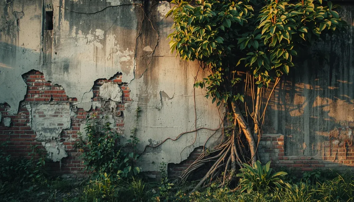 Ljudi obnavljaju priobalni pojas uz gradski vodotok kao ilustracija kontrole invazivnih biljaka i vraćanja autohtone vegetacije u urbanom ekosistemu.