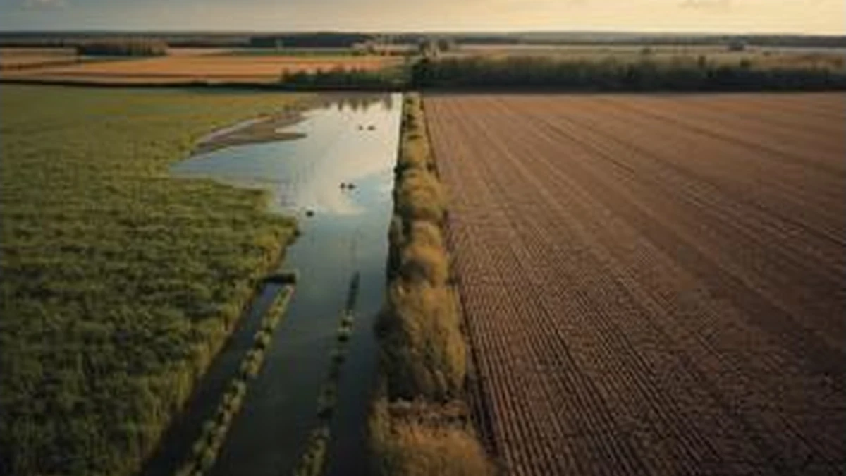 Ilustrativni vizuel suvog tla i vodenog staništa — priča o nestanku jezera, močvara i vlažnih područja u Srbiji.