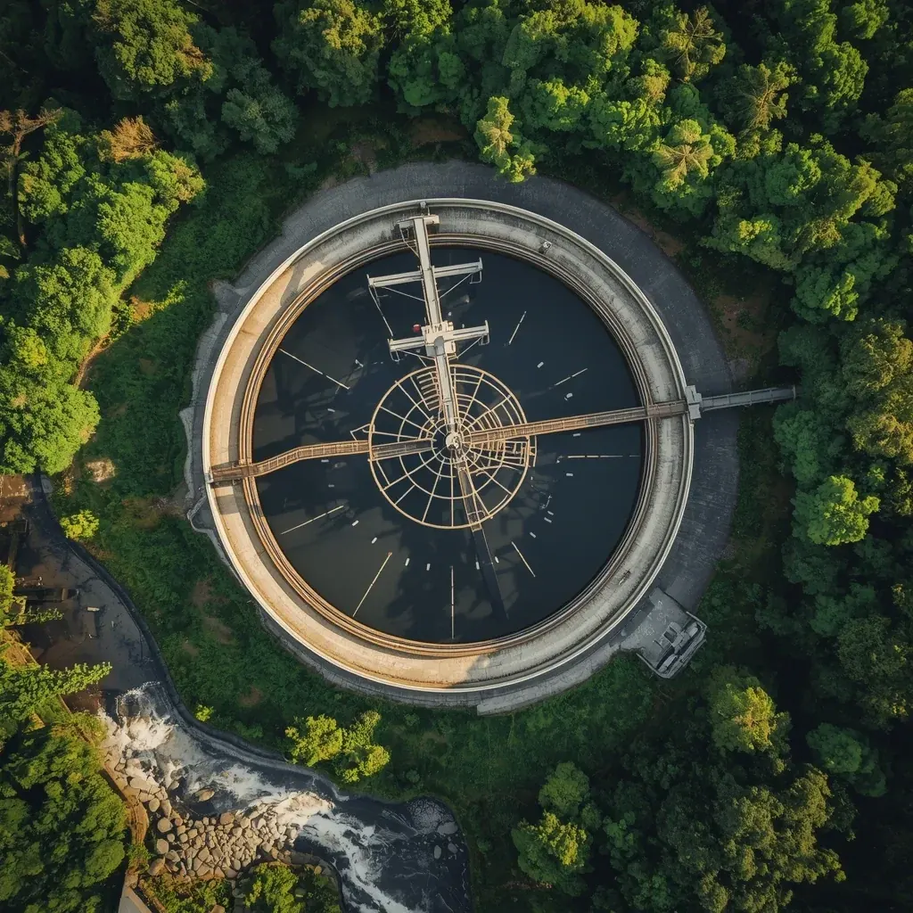 Laboratorijski prikaz vode i procesa tretmana kao ilustracija uvoda u tretman otpadnih voda.