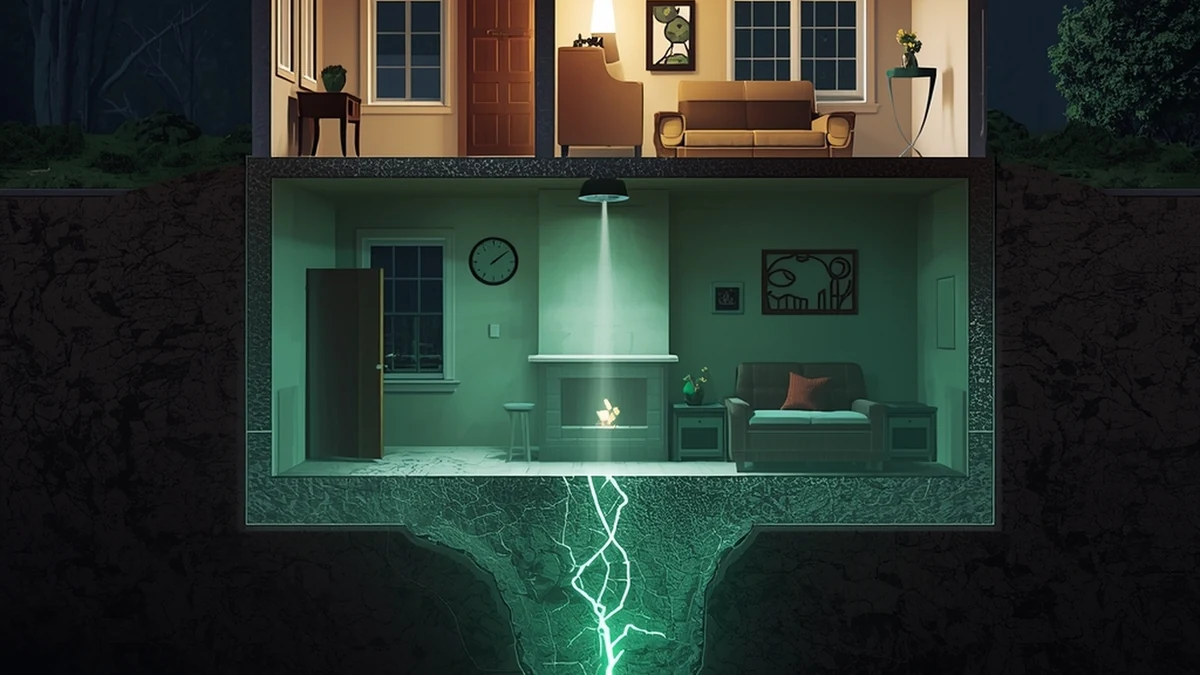 Triptih sa drvetom, gradskom ulicom i vetroturbinama kao simbol zelenih rešenja za čist vazduh