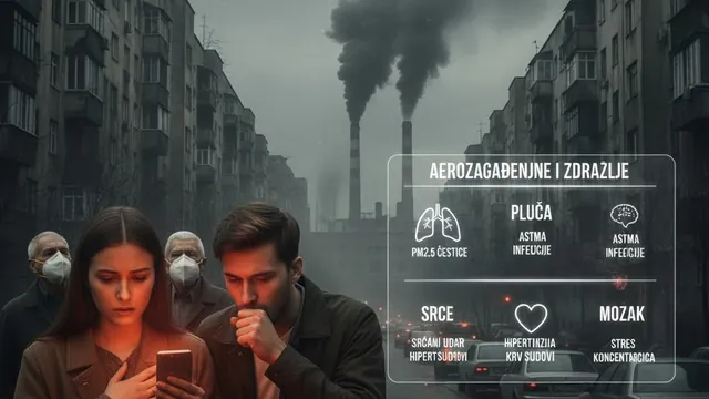 Aerozagađenje i zdravlje: kako zagađen vazduh utiče na pluća, srce i mozak
