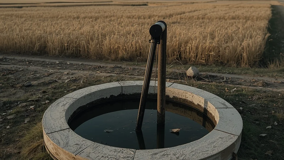 Bunar u polju – ilustracija arsena u podzemnim vodama Vojvodine.