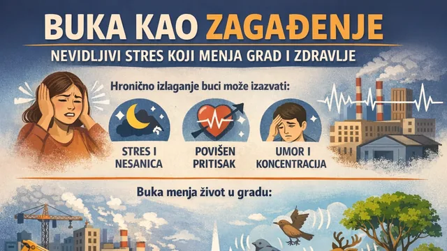 Buka kao zagađenje – nevidljivi stres koji menja grad i zdravlje