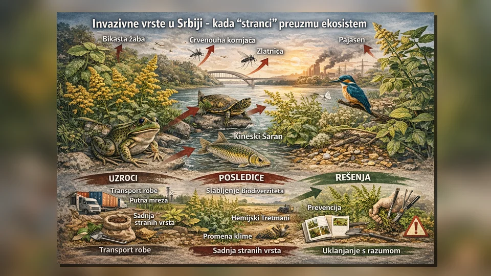 Invazivne vrste u Srbiji