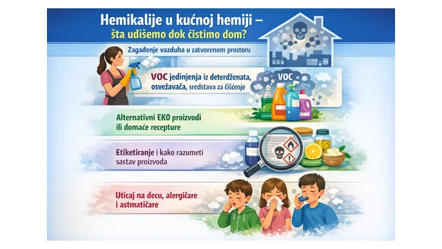 Nevidljivi oblak: Hemikalije u kućnoj hemiji koje udišemo dok čistimo dom