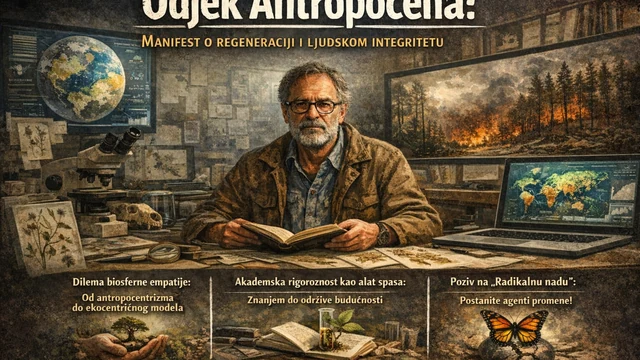 Profesor u laboratoriji razmišlja o Antropocenu, biodiverzitetu, požarima i regeneraciji prirode