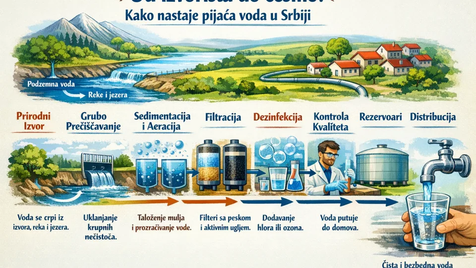 Od izvorišta do česme — prečišćavanje pijaće vode