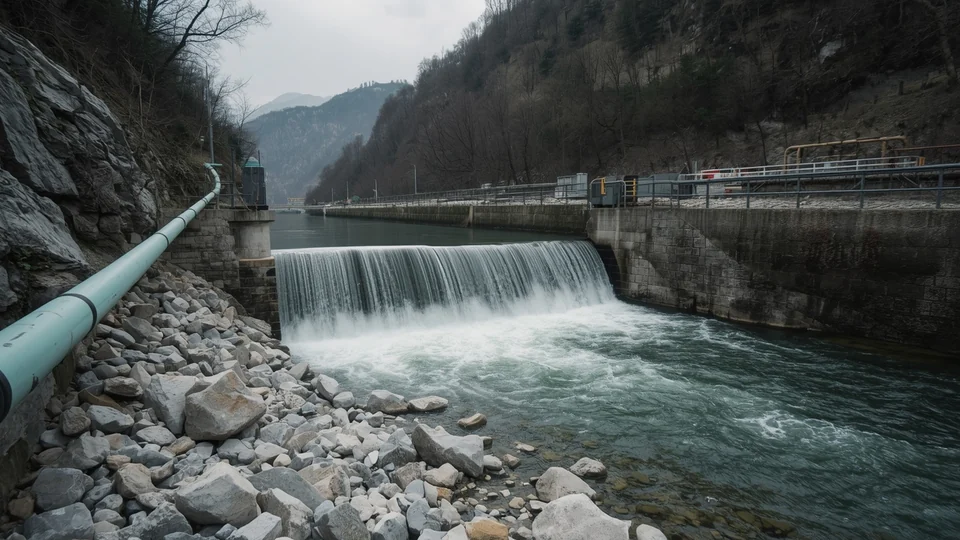 Mala hidroelektrana kao ilustracija procene uticaja na životnu sredinu.