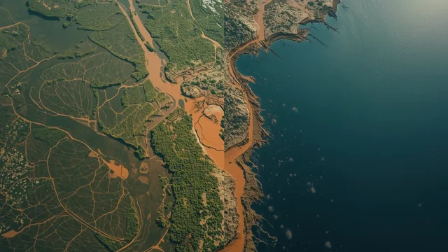 Sediment reke kao gradivni materijal obala i delti